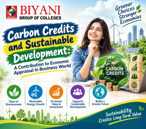 Carbon Credits and Sustainable Development A Contribution to Economic Appraisal in Business World