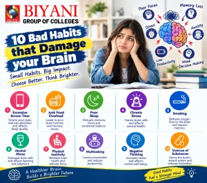 10 Bad Habits that Damage your Brain