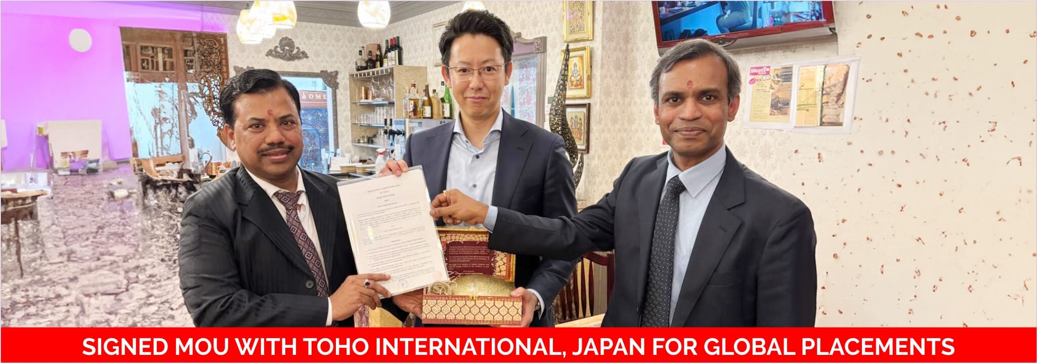 Biyani MOU with Toho International, Japan