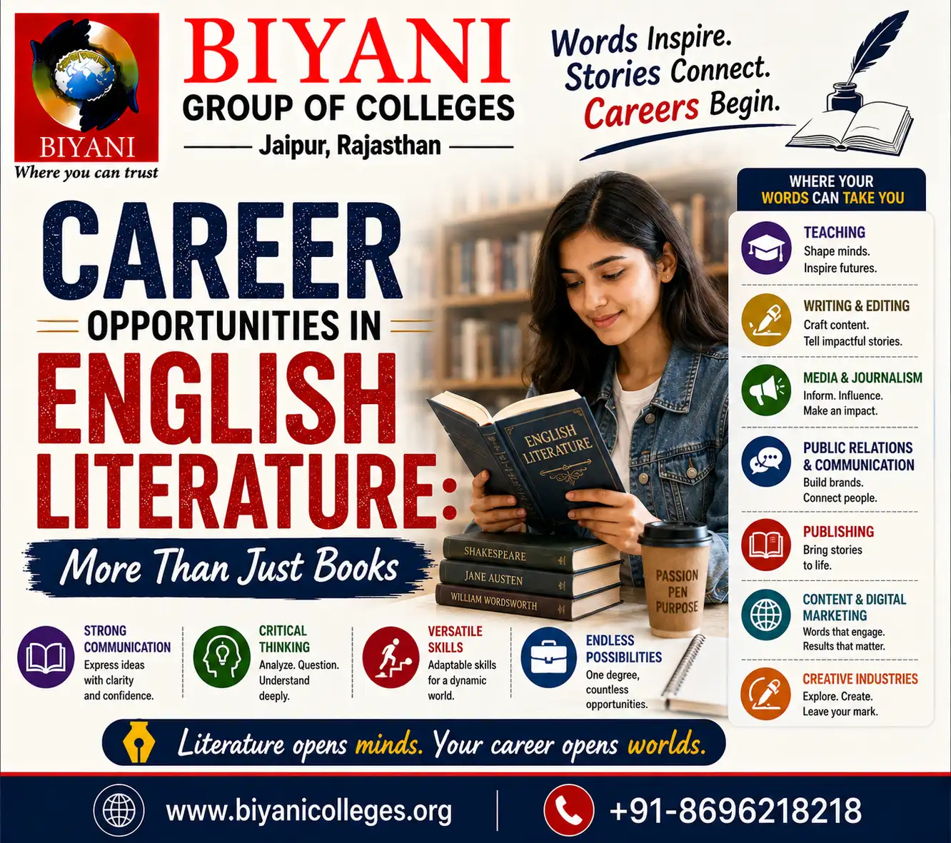 Career Opportunities in English Literature More Than Just Books