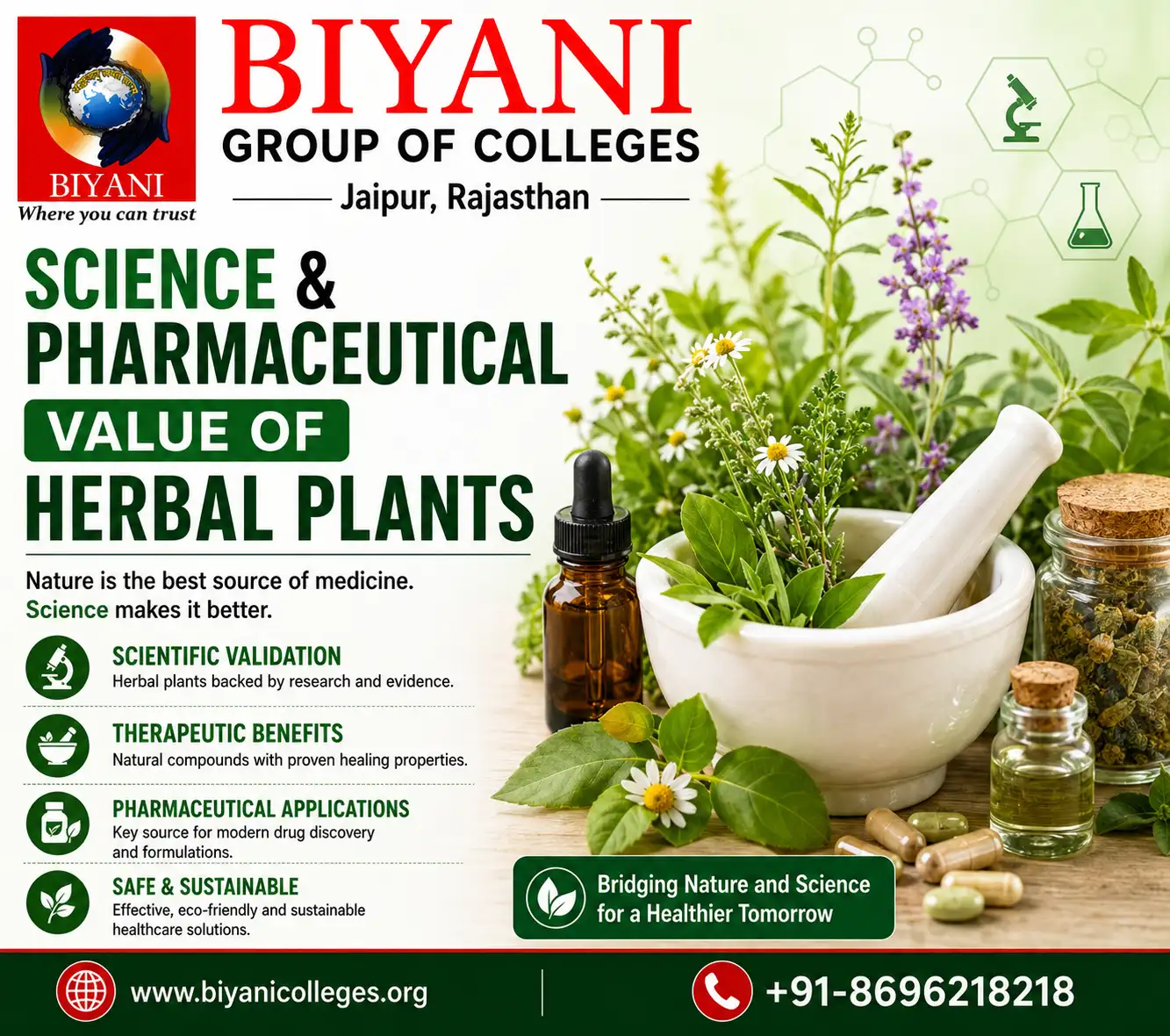Science & Pharmaceutical Value of Herbal Plants