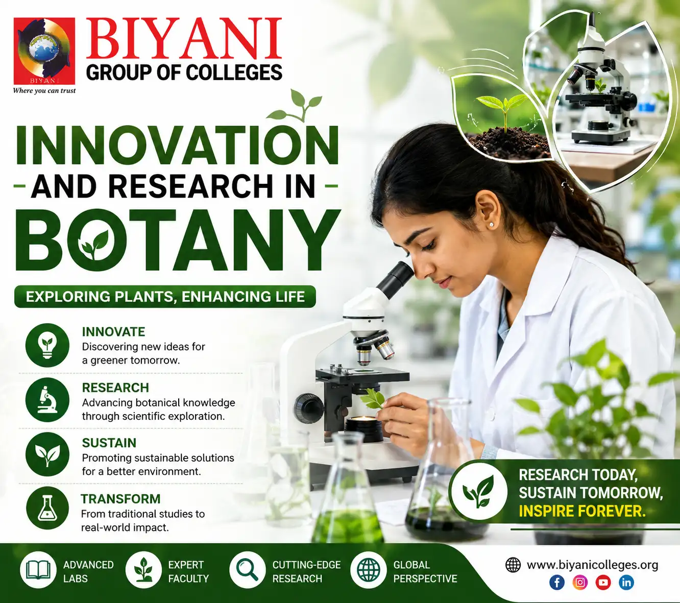 Innovation and Research in Botany