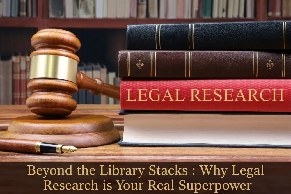 Beyond the Library Stacks : Why Legal Research is Your Real Superpower