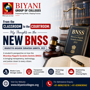 From the Classroom to the Courtroom My Thoughts on the New BNSS