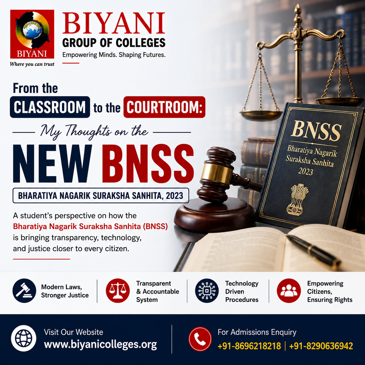 From the Classroom to the Courtroom My Thoughts on the New BNSS