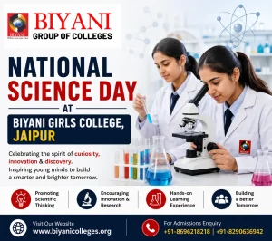 National Science Day at Biyani Girls College, Jaipur