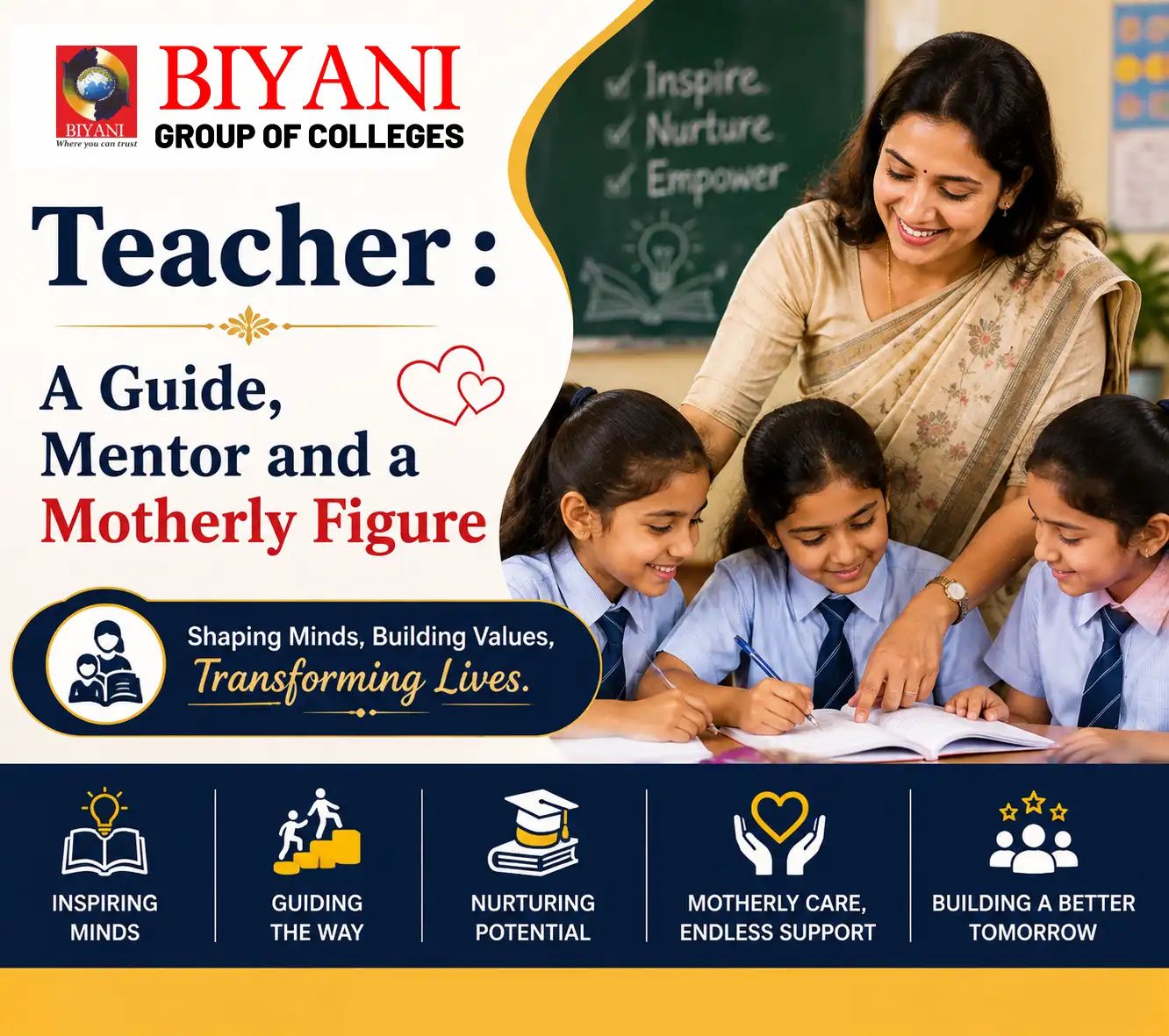 Teacher A Guide,Mentor and a Motherly Figure