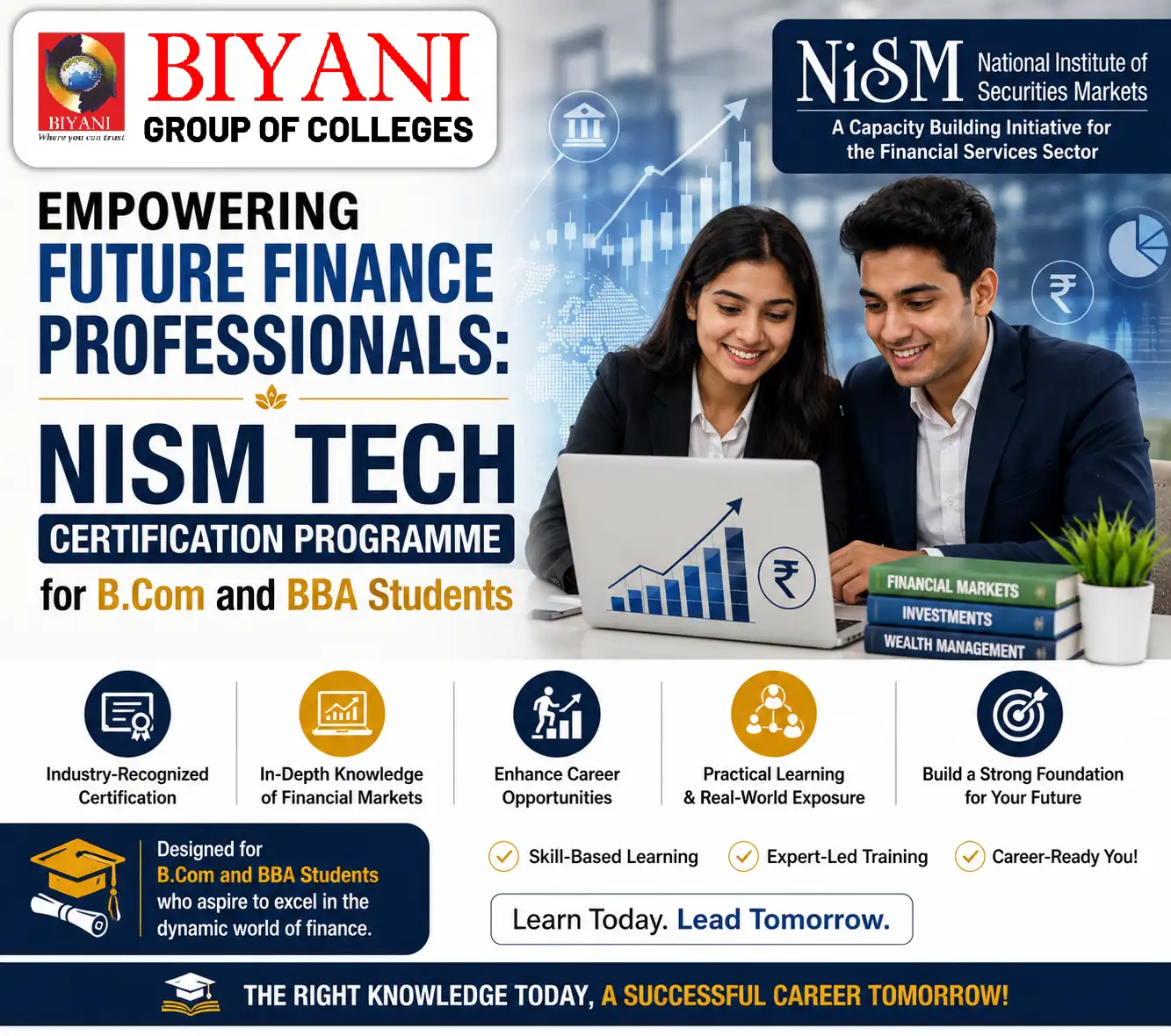 Empowering Future Finance Professionals NISM Tech Certification Programme for B.Com and BBA Students