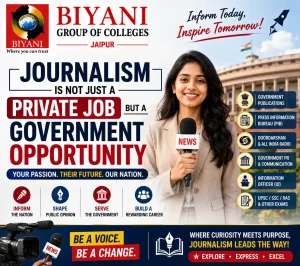 Journalism is Not Just a Private Jobs But a Government Opportunity