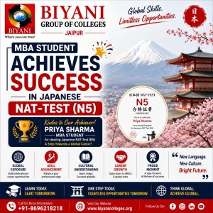 MBA Student Achieves Success in Japanese NAT-Test (N5)