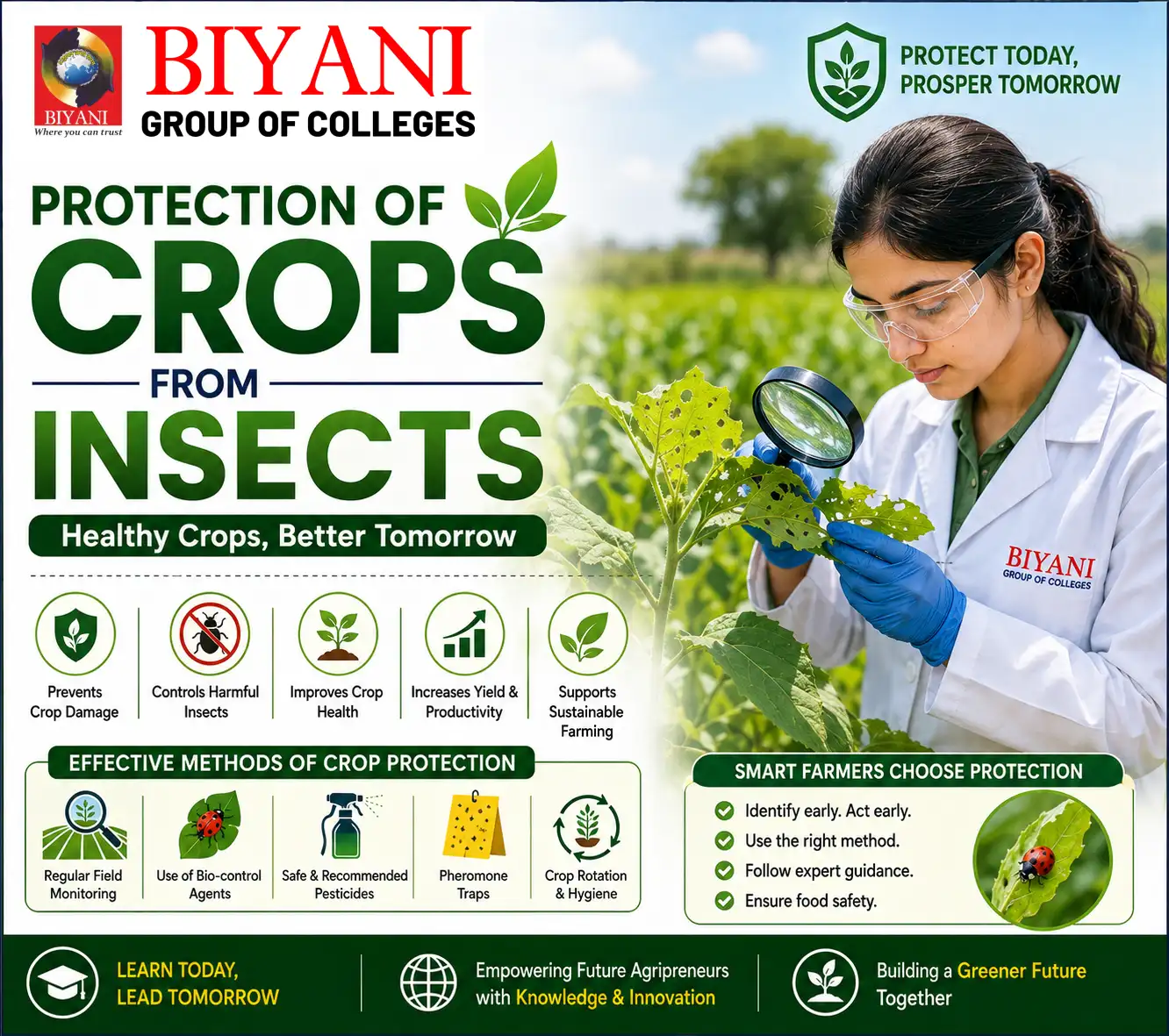 Protection of Crops From Insects