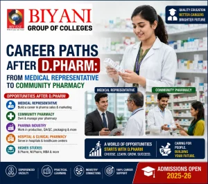 Career Paths After D.Pharm From Medical Representative to Community Pharmacy