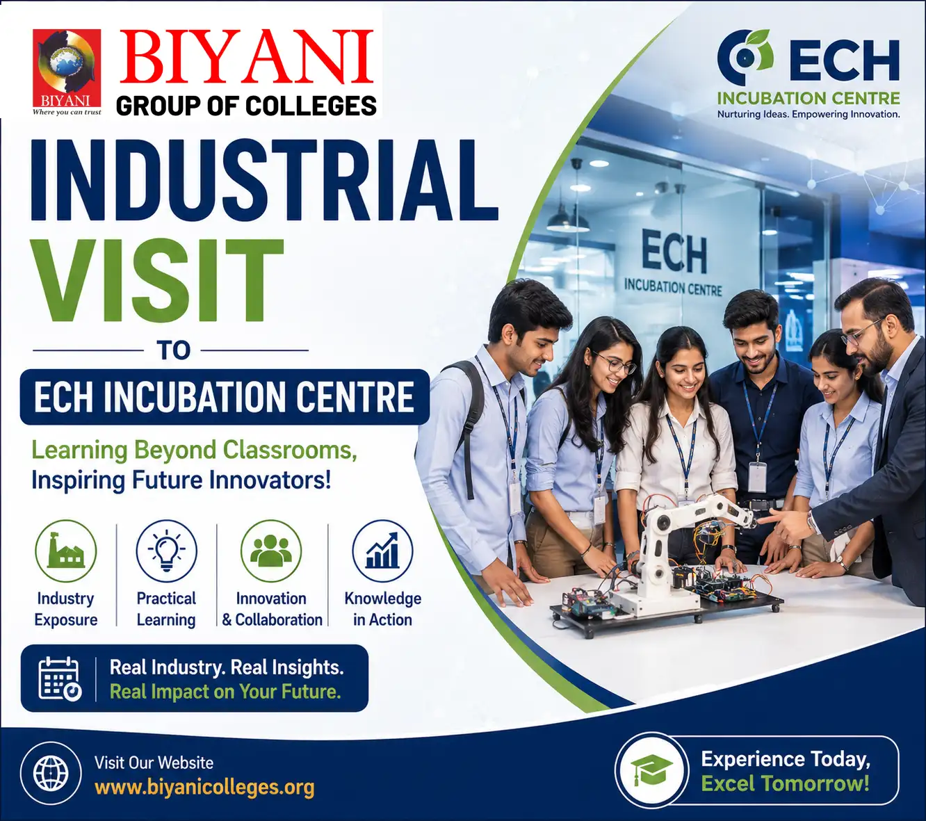 Industrial Visit to ECH Incubation Centre