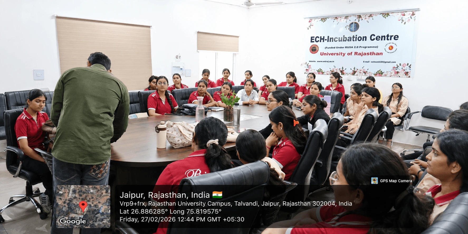 Industrial Visit to ECH Incubation Centre Biyani College