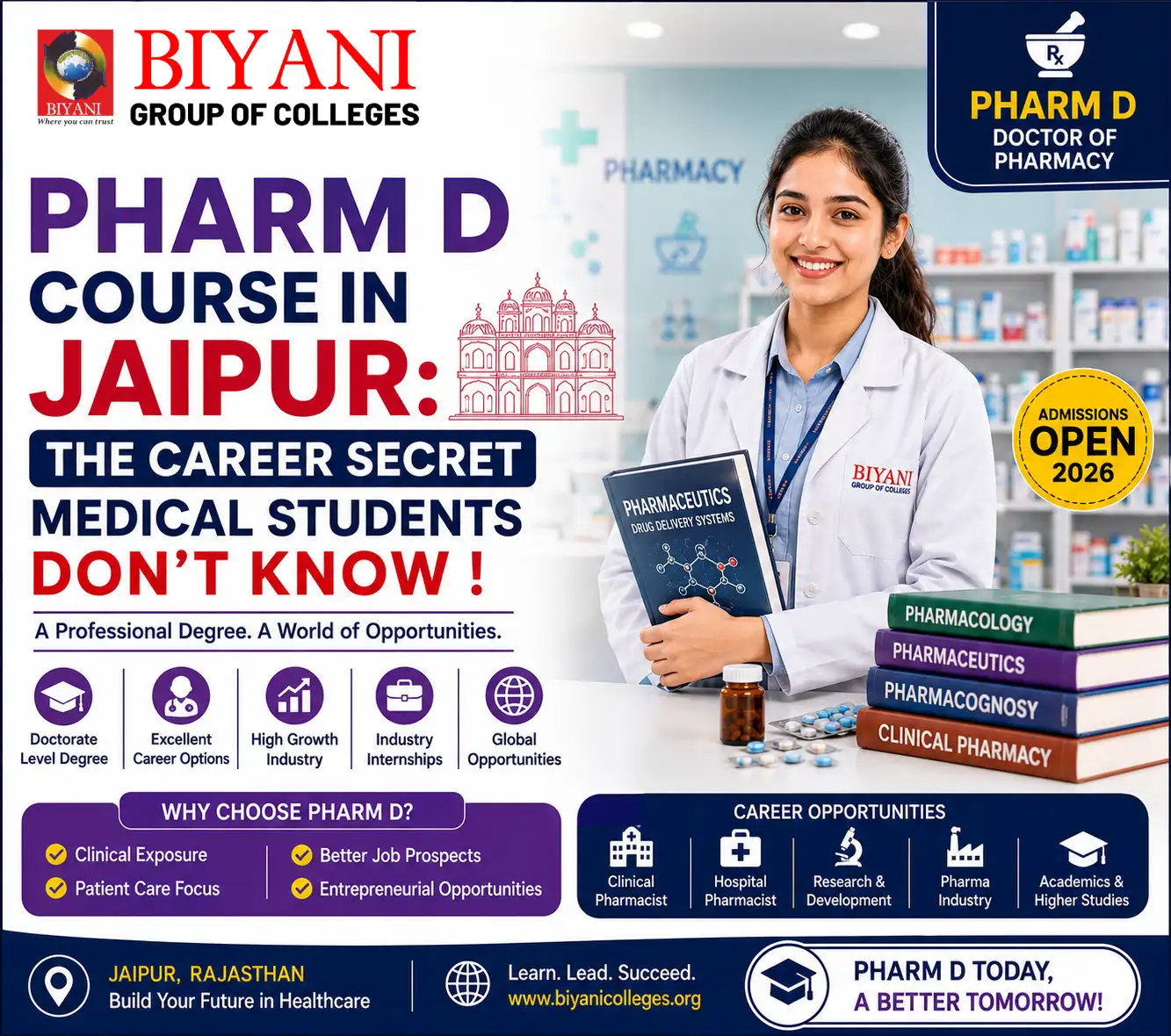 Pharm D Course in Jaipur The Career Secret Medical Students Don’t Know