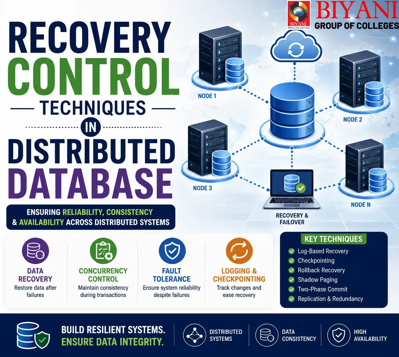 Recovery Control Techniques in Distributed Database
