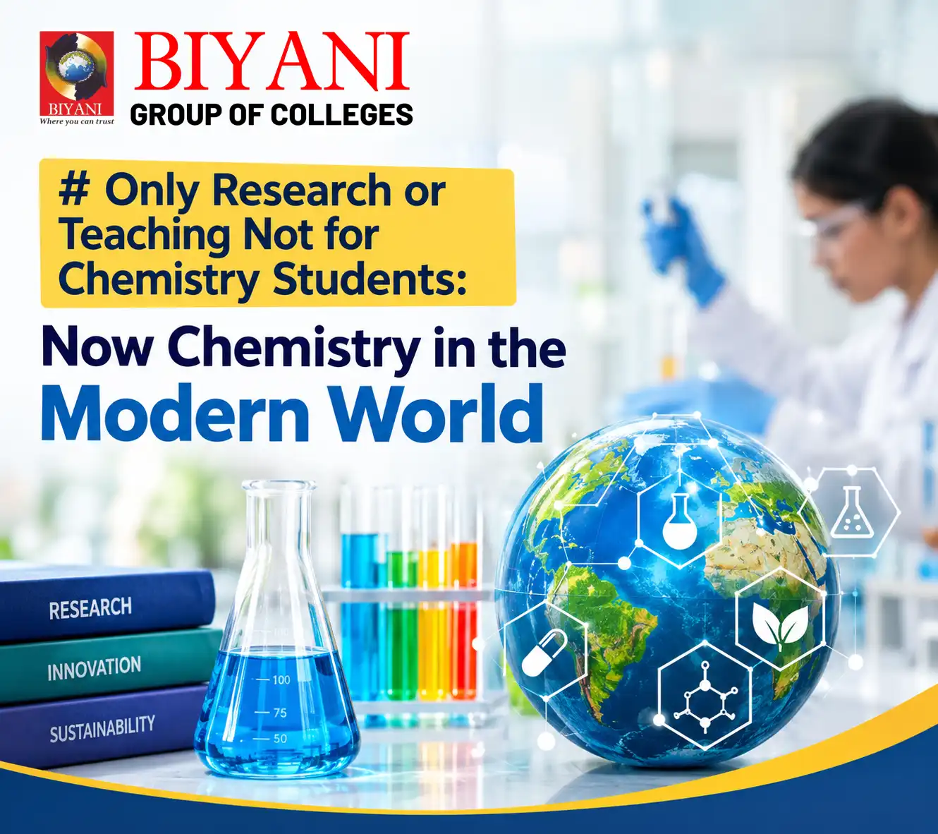 Only Research or Teaching Not for Chemistry Students Now Chemistry in the Modern World