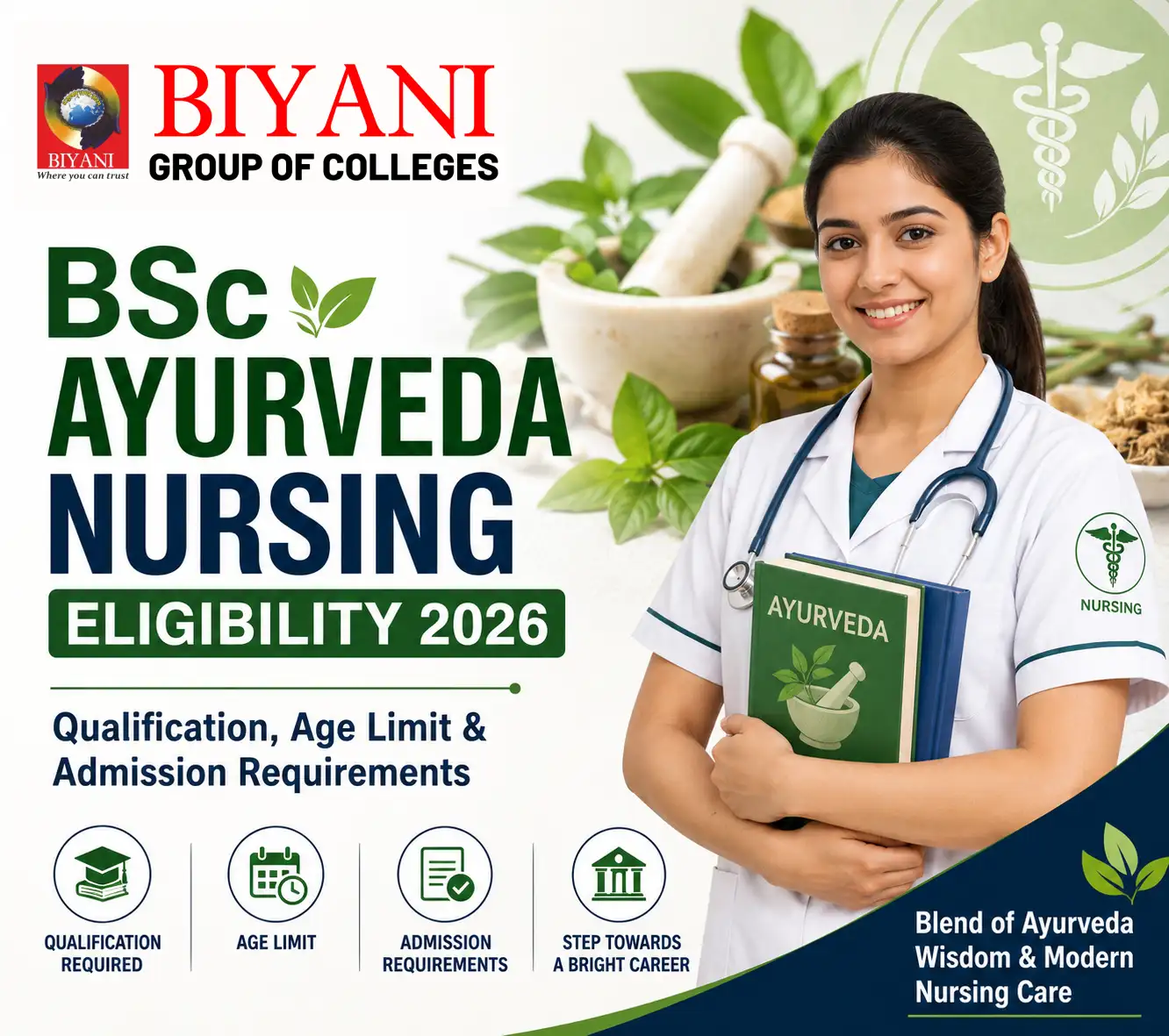 BSc Ayurveda Nursing Eligibility 2026 Qualification, Age Limit & Admission Requirements