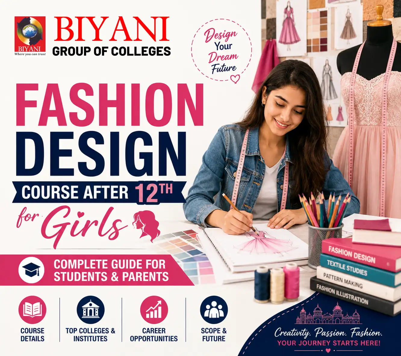 Fashion Design Course After 12th for Girls Complete Guide for Students and Parents