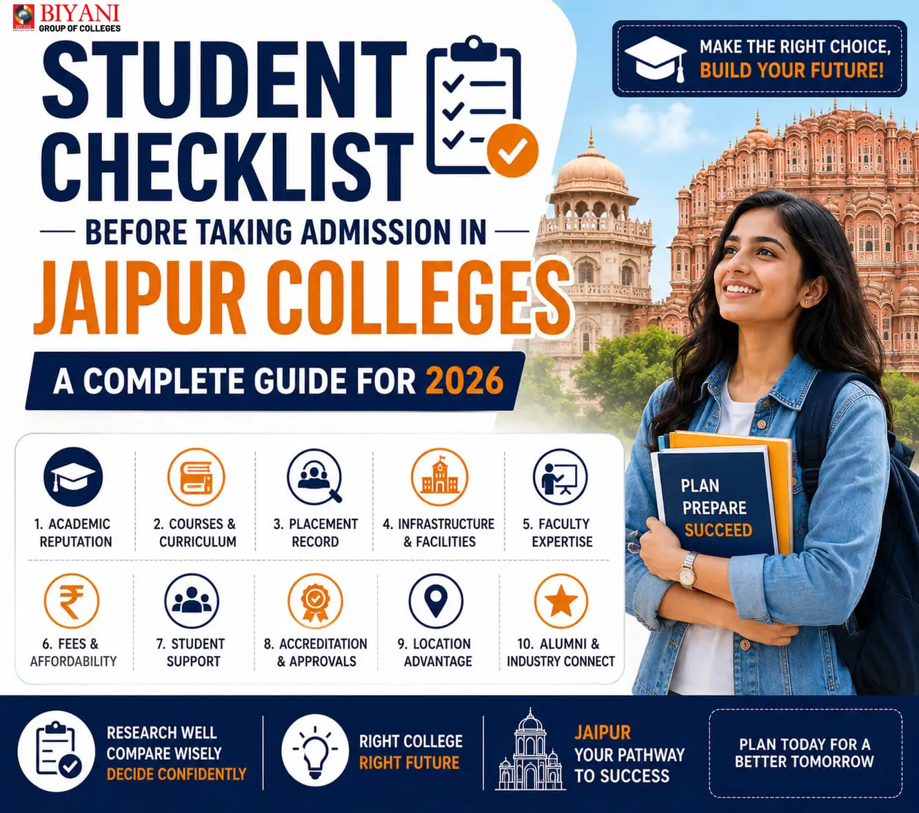 Student Checklist Before Taking Admission in Jaipur Colleges A Complete Guide for 2026