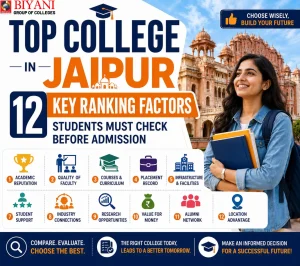 Top College in Jaipur 12 Key Ranking Factors Students Must Check Before Admission