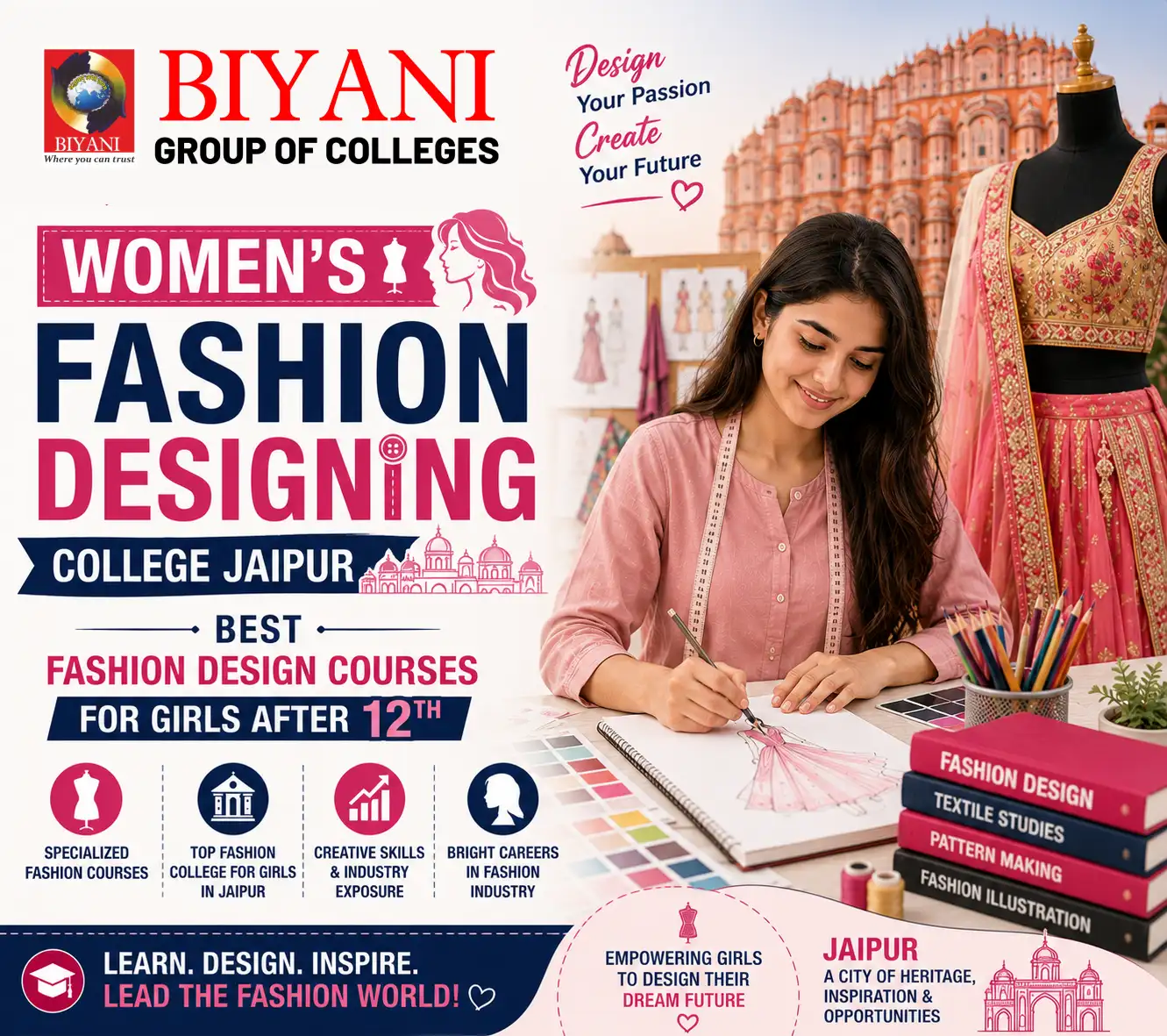 Women’s Fashion Designing College JaipurBest Fashion Design Courses for Girls After 12th