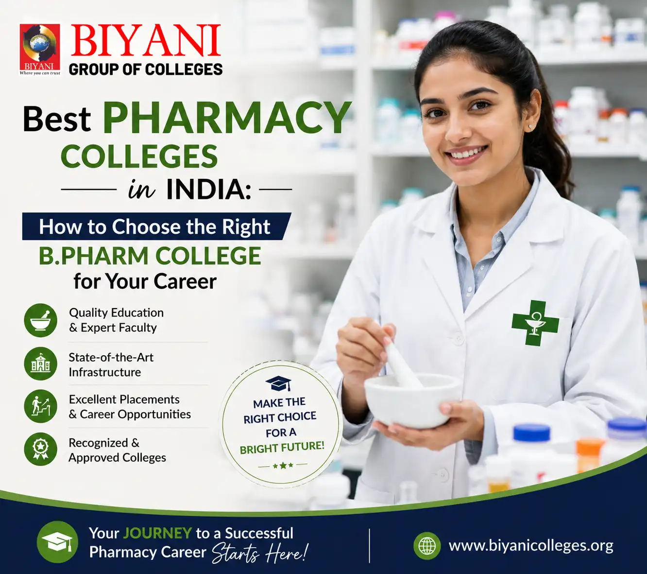 Best Pharmacy Colleges in India How to Choose the Right B.Pharm College for Your Career