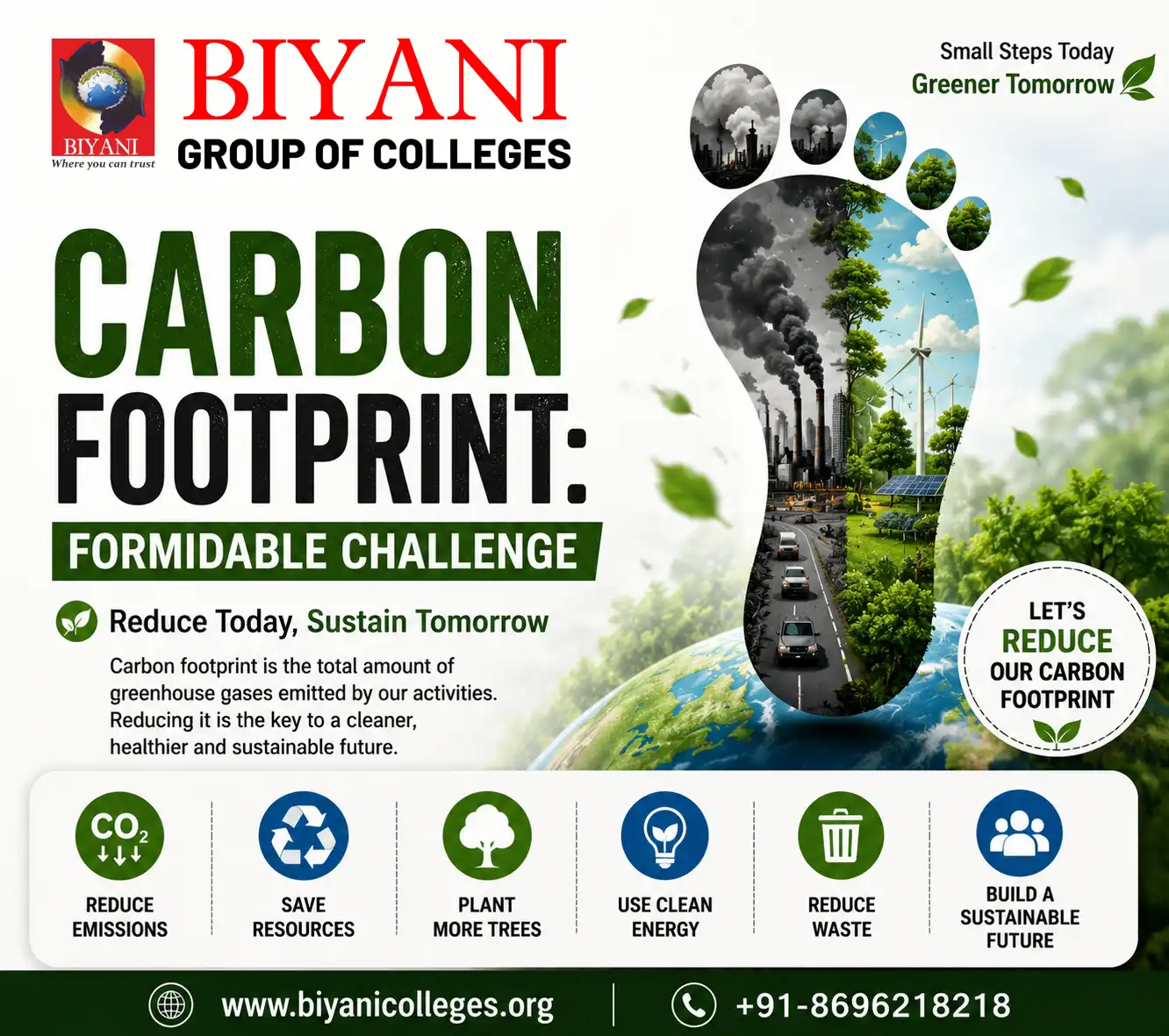 Carbon Footprint Formidable Challenge
