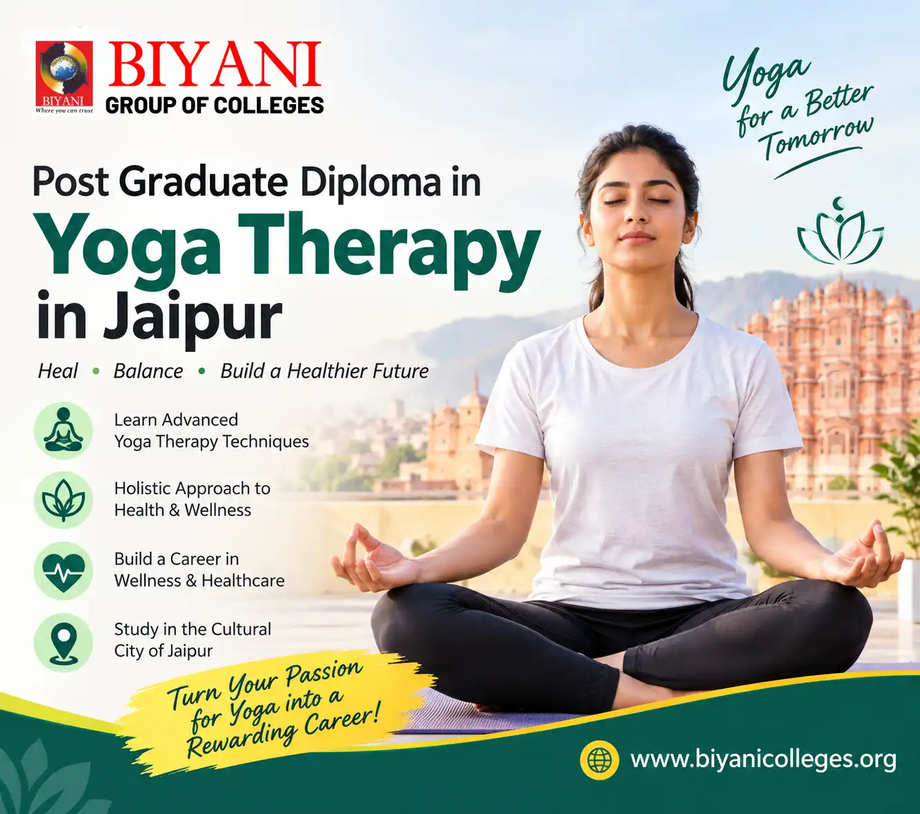 Post Graduate Diploma in Yoga Therapy in Jaipur