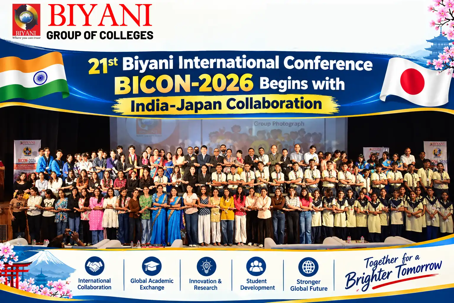 21st Biyani International Conference BICON-2026 Begins with India-Japan Collaboration