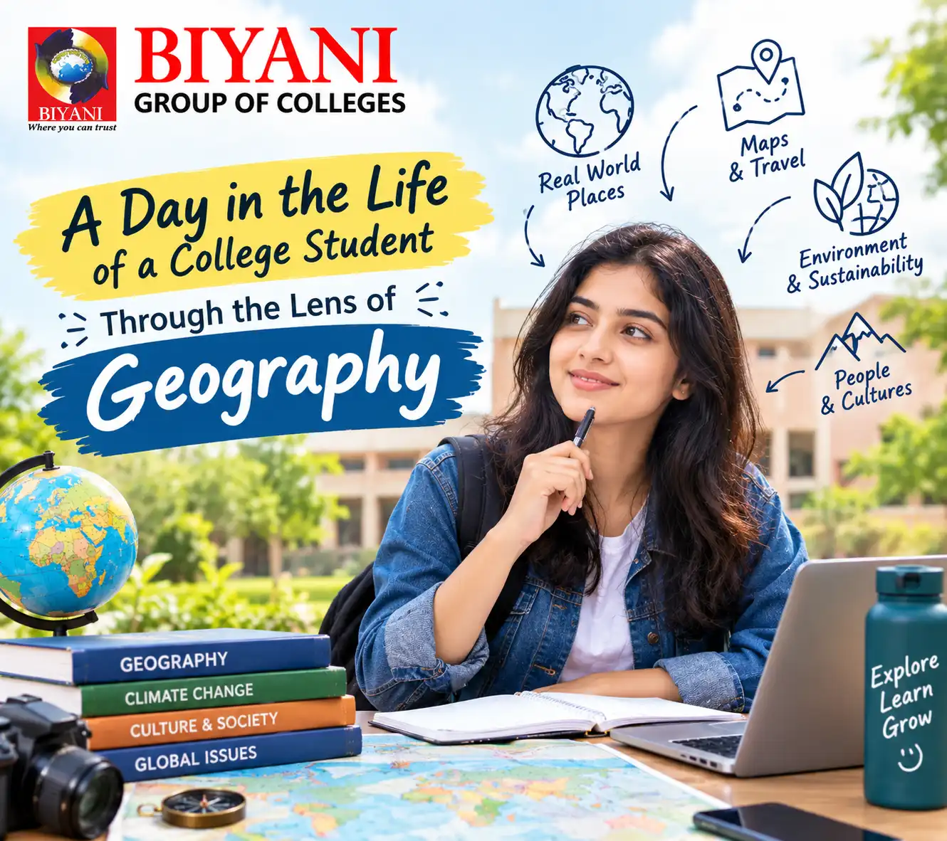 A Day in the Life of a College Student Through the Lens of Geography