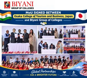 MoU Signed Between Osaka College of Tourism and Business, Japan, and Biyani Group of Colleges