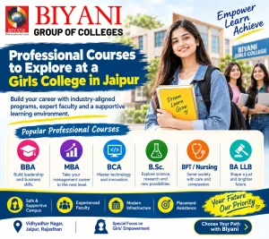 Professional Courses to Explore at a Girls College in Jaipur