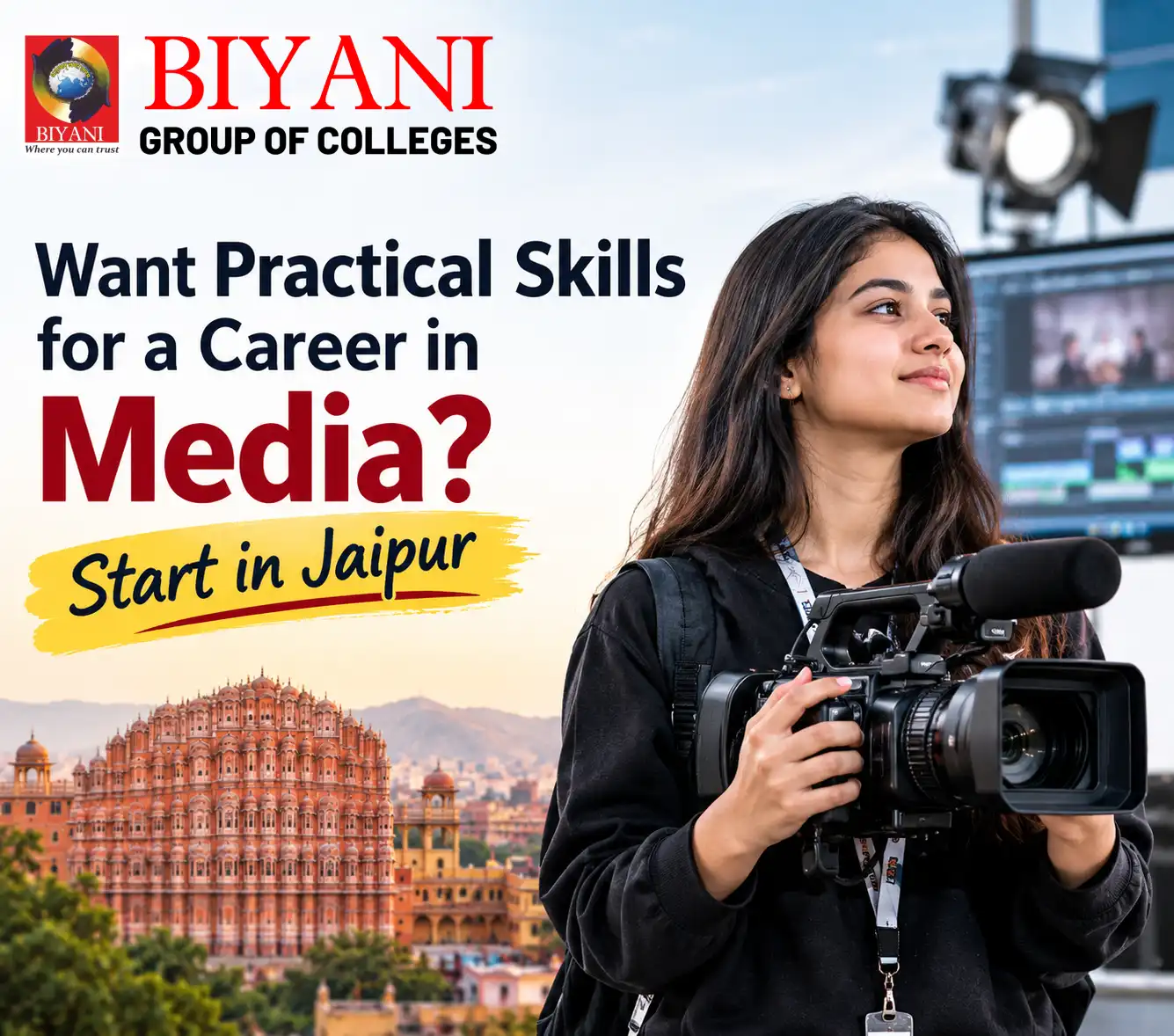 Want Practical Skills for a Career in Media Start in Jaipur
