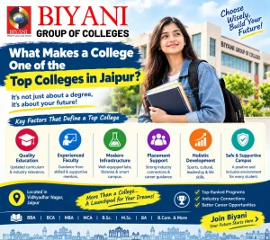 What Makes a College One of the Top Colleges in Jaipur