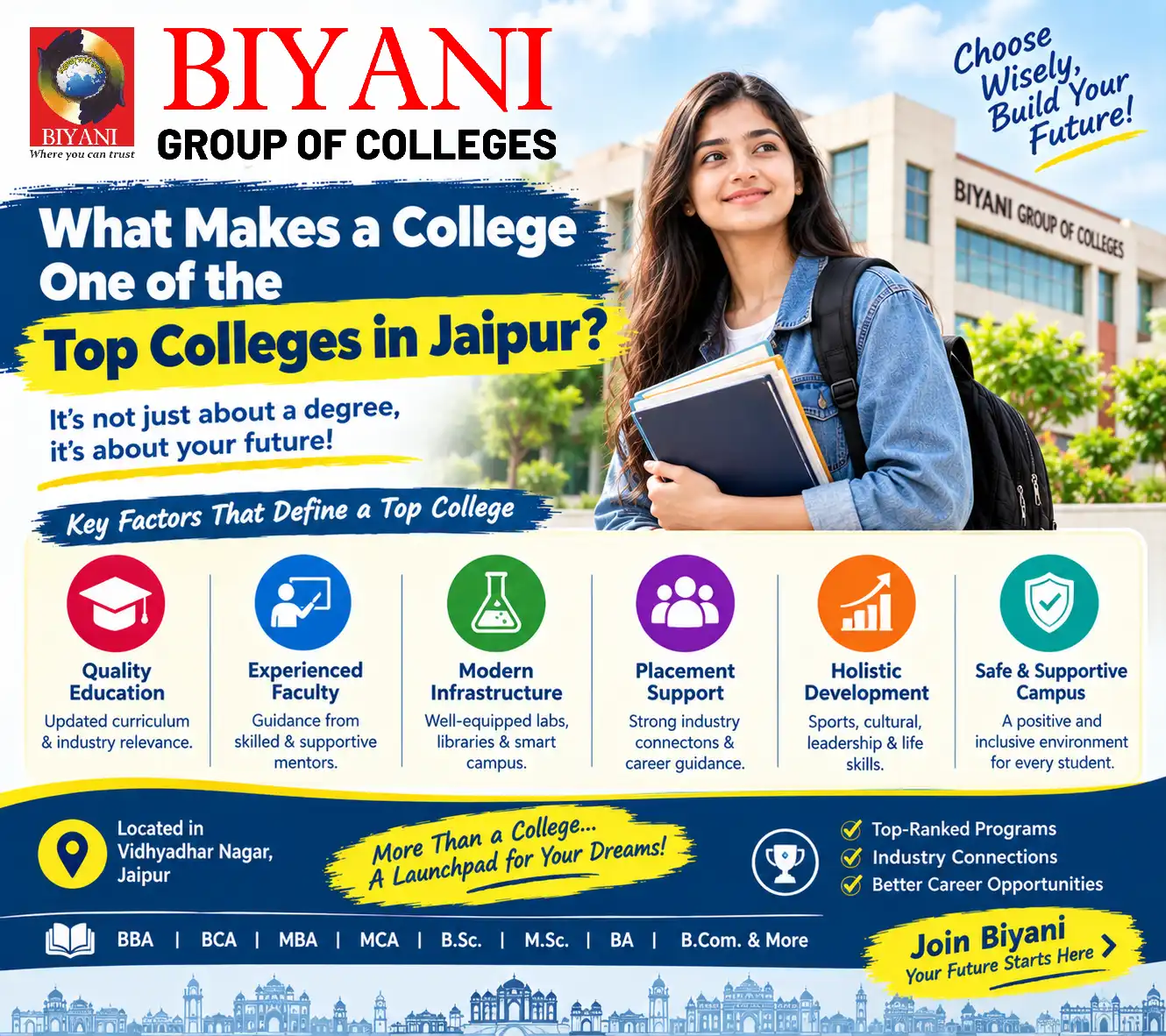 What Makes a College One of the Top Colleges in Jaipur