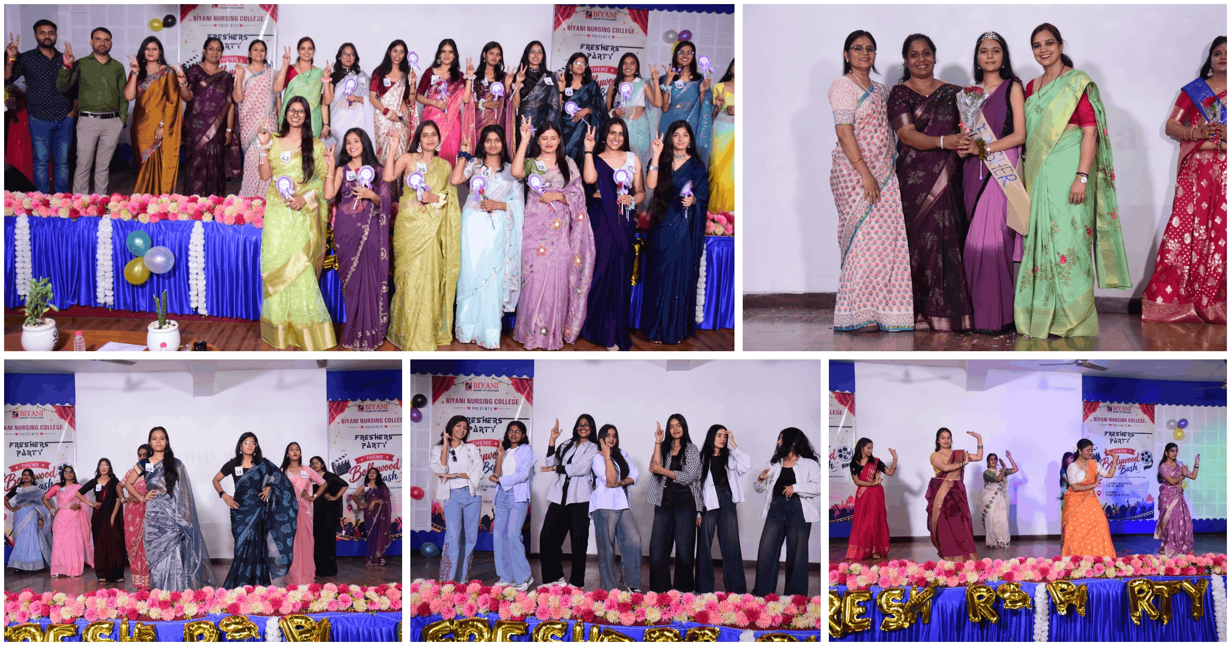 biyani nursing college freshers party 2026 bollywood bash