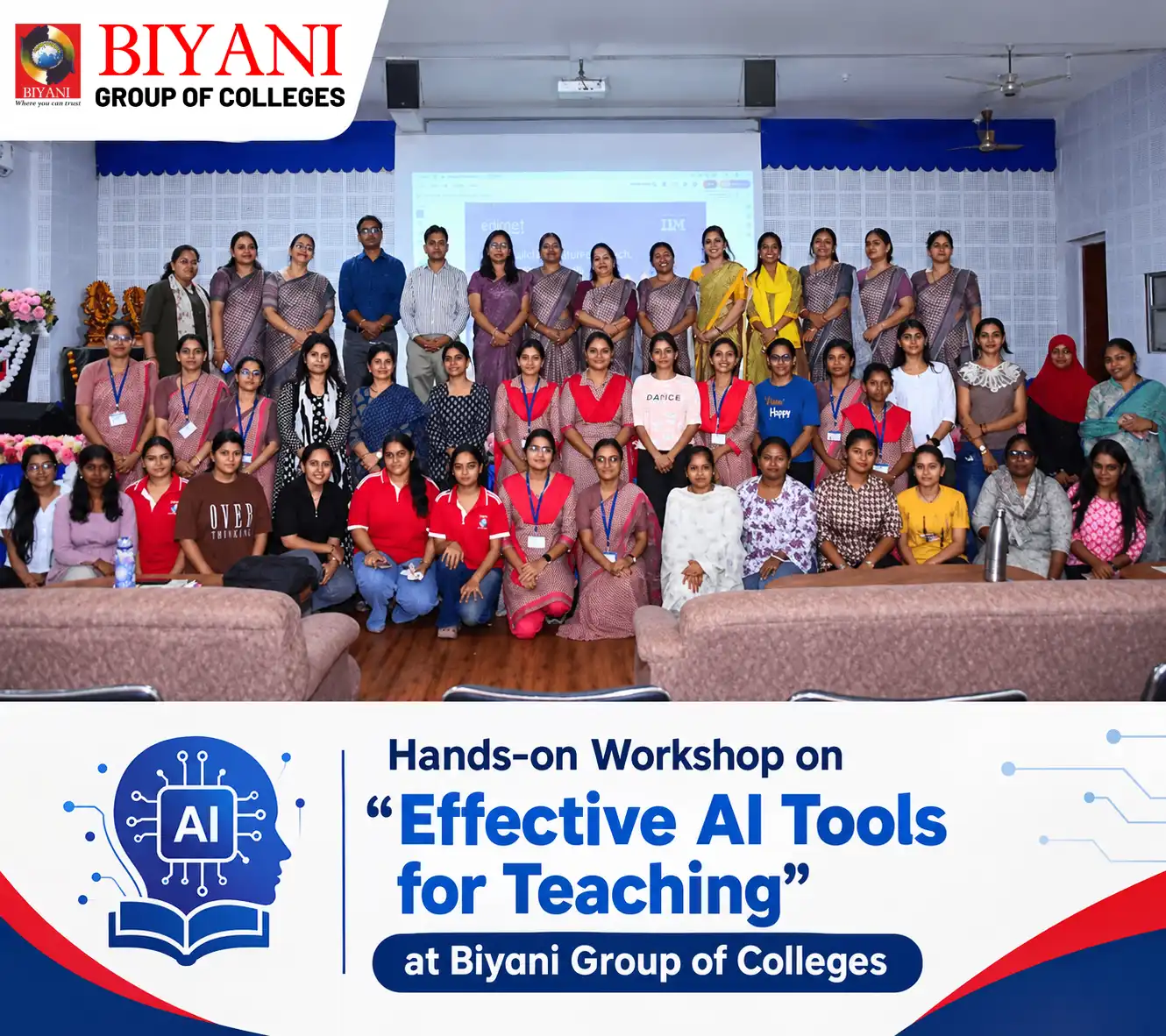 Hands-on Workshop on “Effective AI Tools for Teaching” at Biyani Group of Colleges