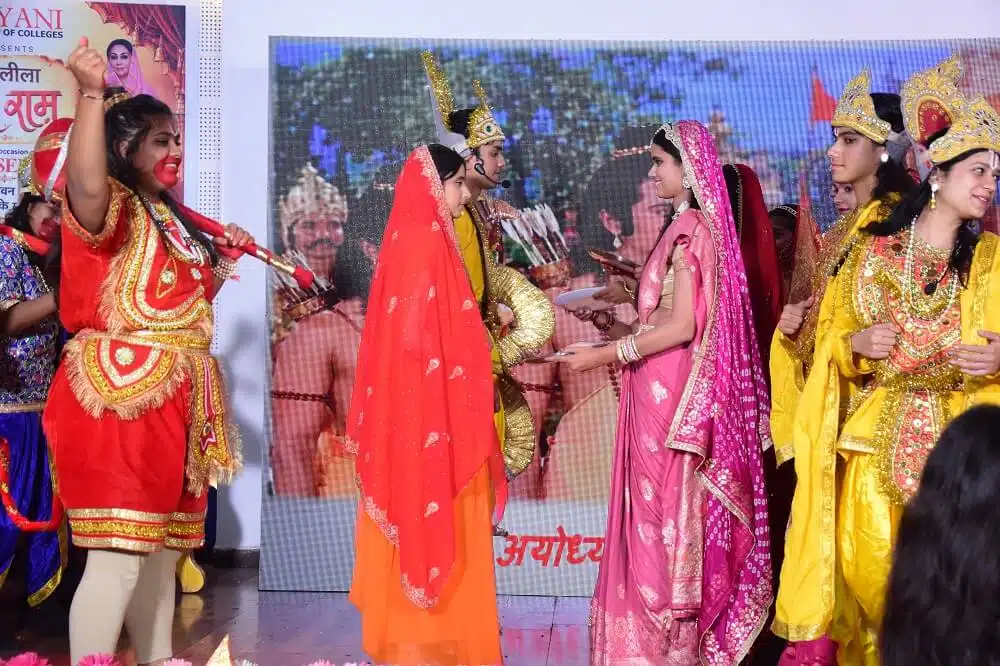 Traditional Ramleela dance performance