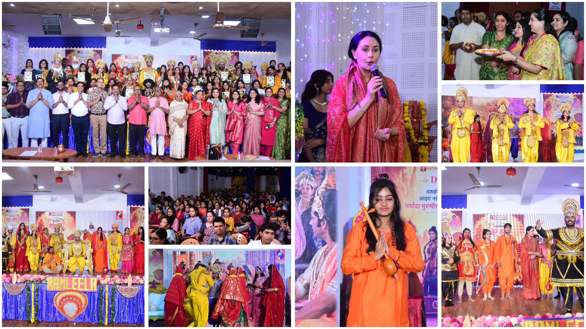 Live staging of Mere Ram Ramleela at Biyani Group of Colleges in Jaipur